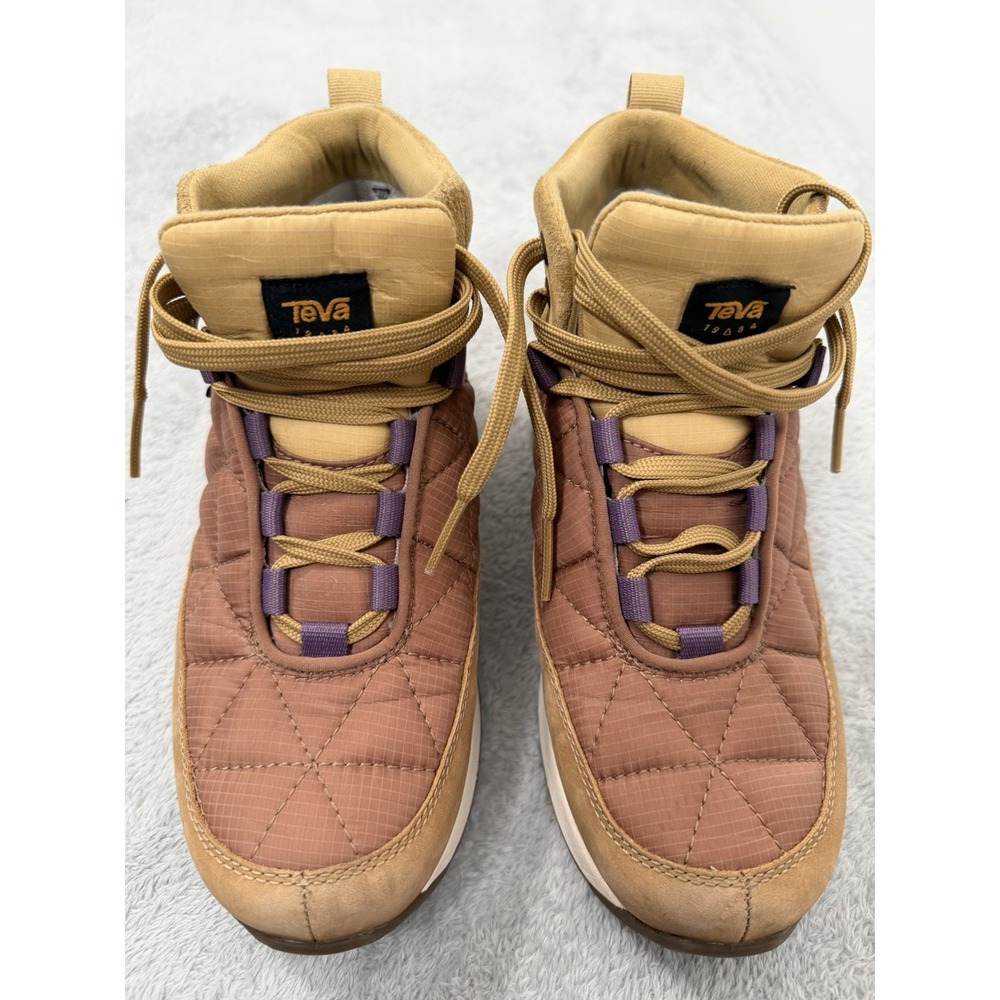 Teva Rapid Ember Commute Waterproof Leather Boots Womens US 6.5 EUC